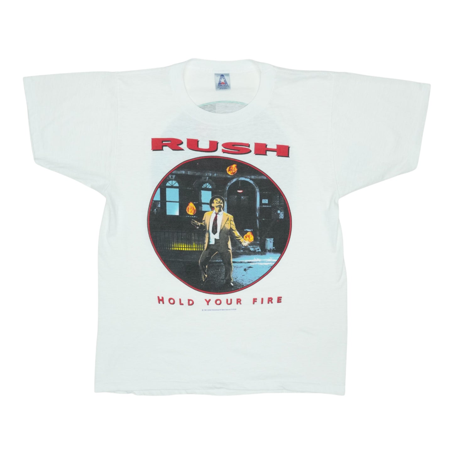 1987 Rush Hold Your Fire Tour Shirt
