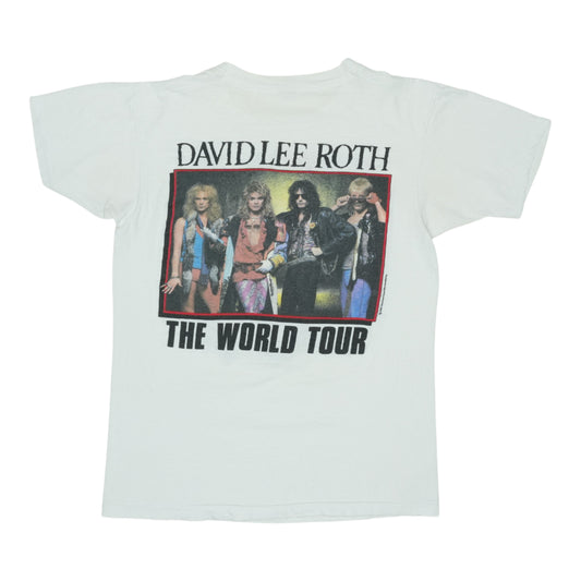 1986 David Lee Roth Tour Shirt Back