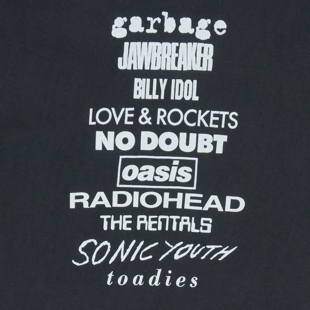 1995 Green Christmas Live 105 Concert Shirt