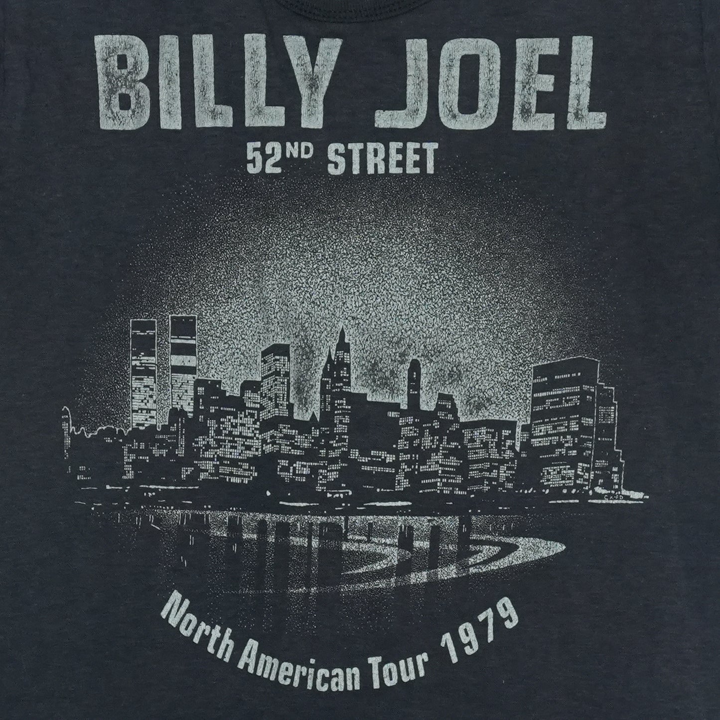 1979 Billy Joel 52nd Street Tour Shirt