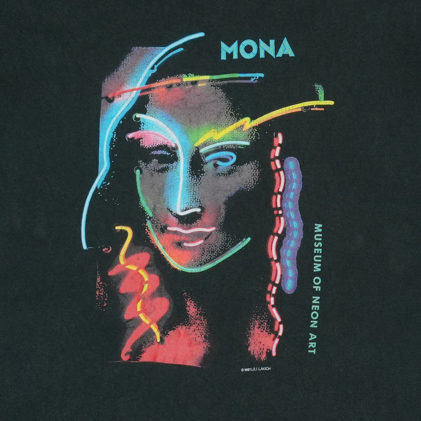 1990s Mona Lisa Museum Of Neon Art Shirt