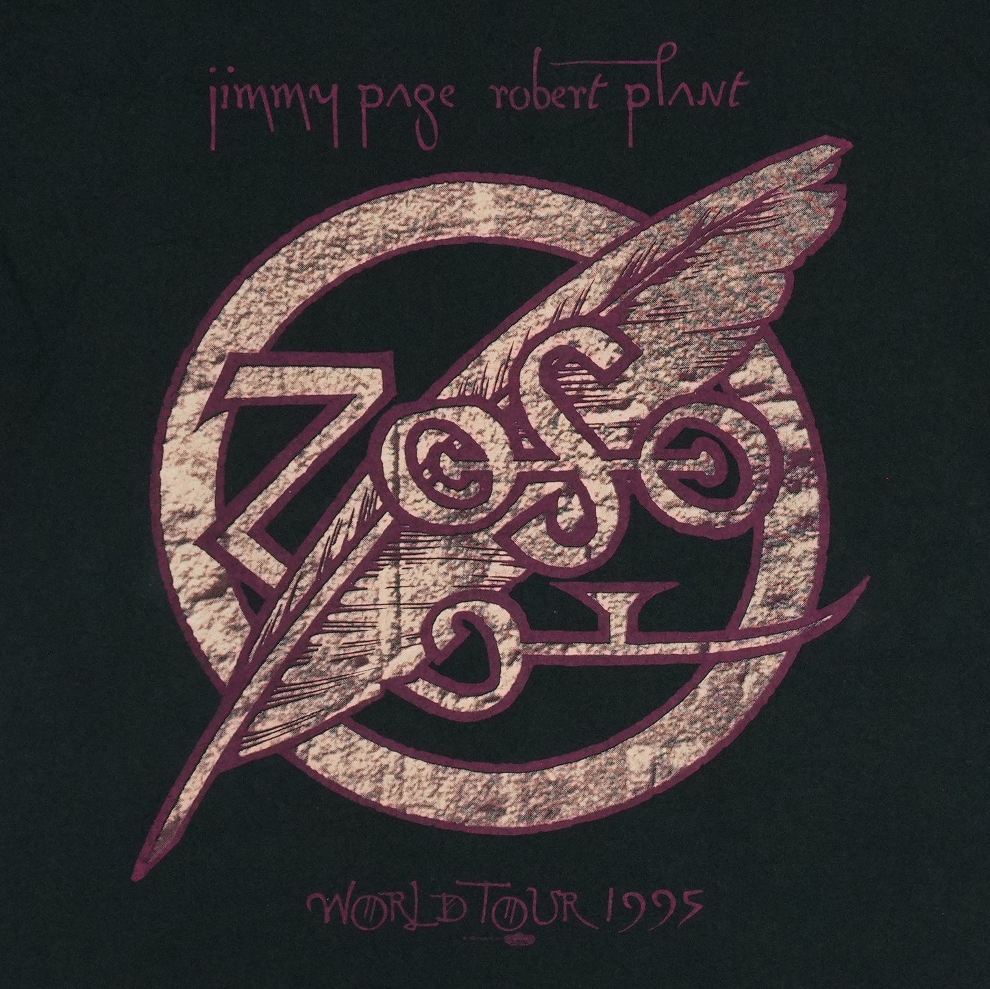 1995 Jimmy Page Robert Plant Zoso Tour Shirt