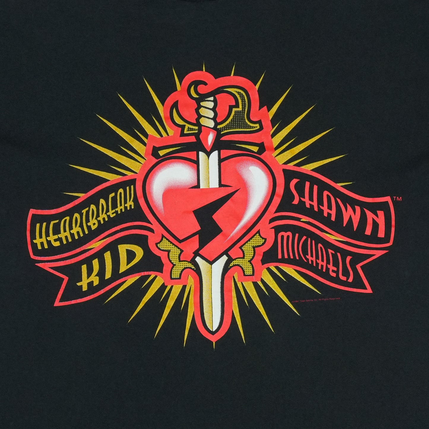 1997 Shawn Michaels Heartbreak Kid WWF Shirt
