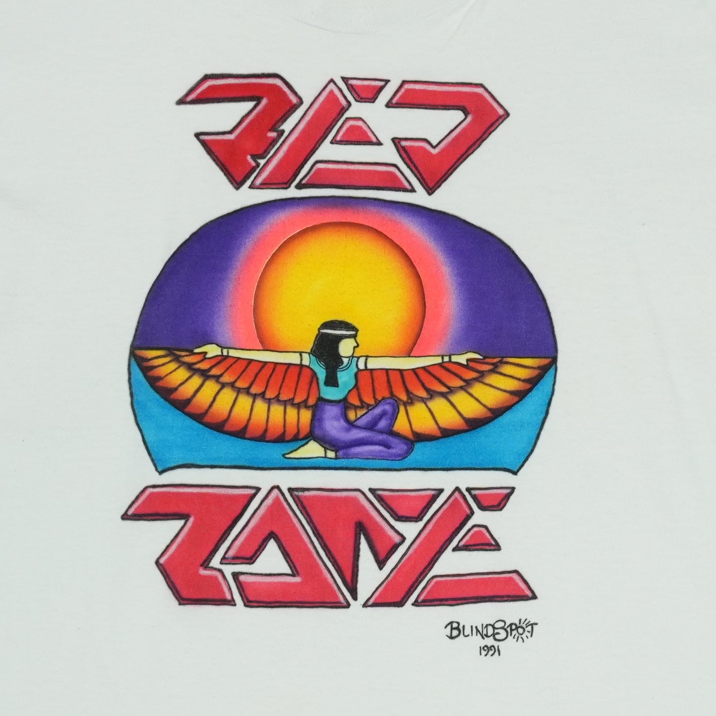 1991 Grateful Dead Dead Zone Air Brush Shirt