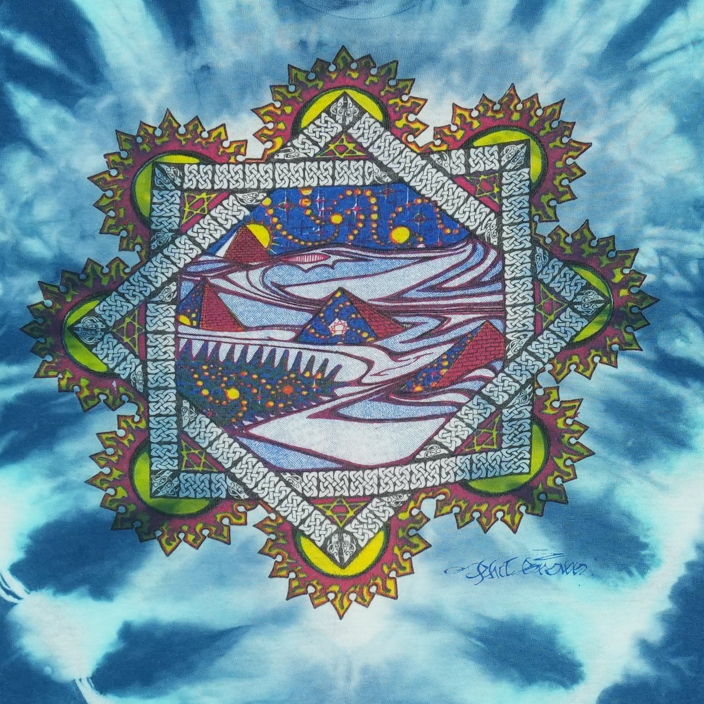 1980s Phillip Brown Tie Dye Shirt