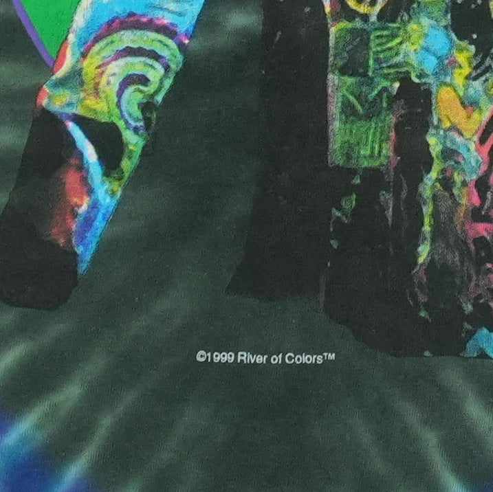 2000 Carlos Santana Tie Dye Shirt