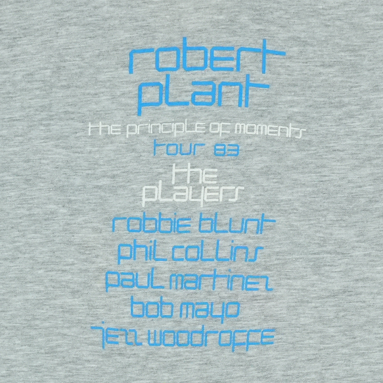 1983 Robert Plant Tour Sleeveless Shirt