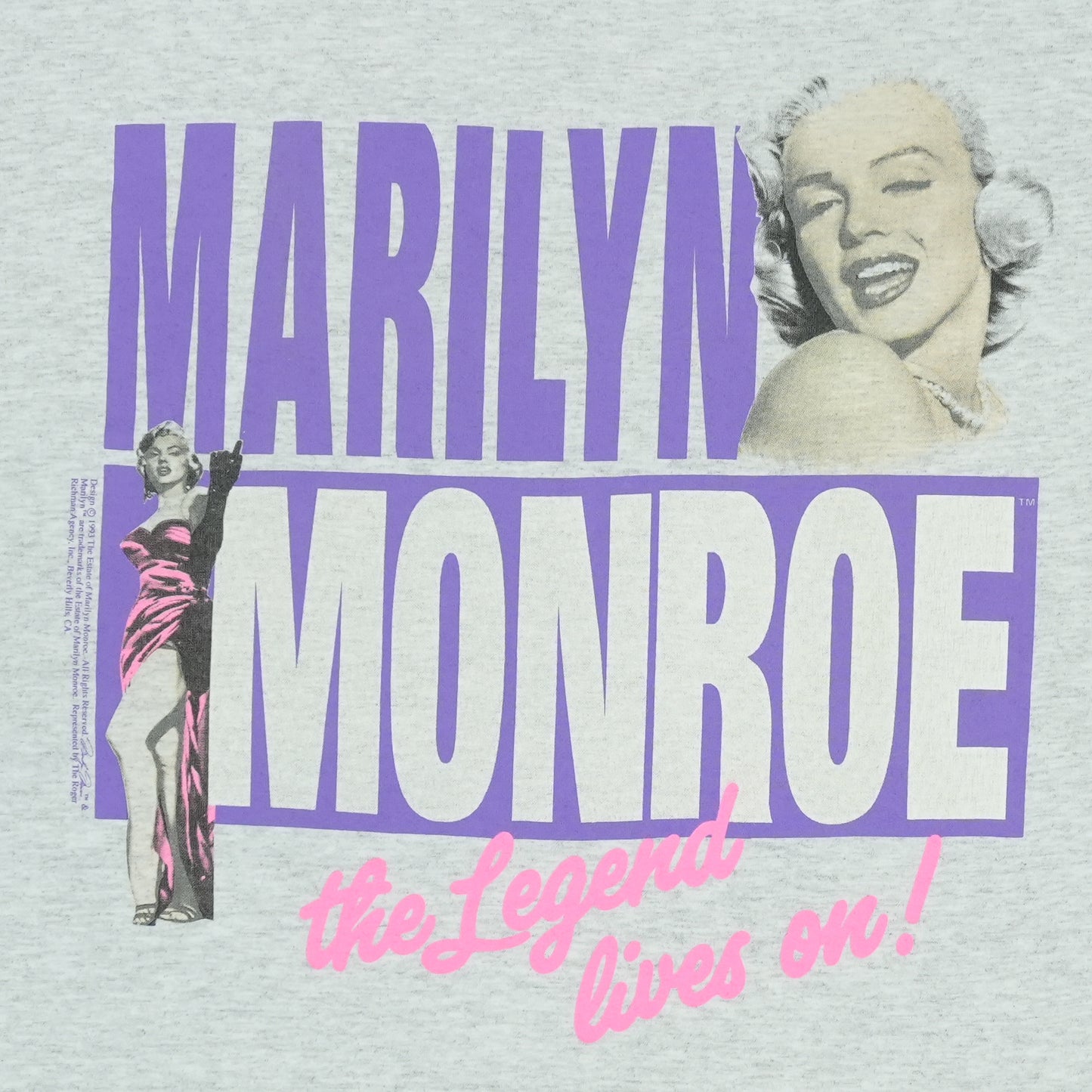 1993 Marilyn Monroe Legend Lives On Shirt