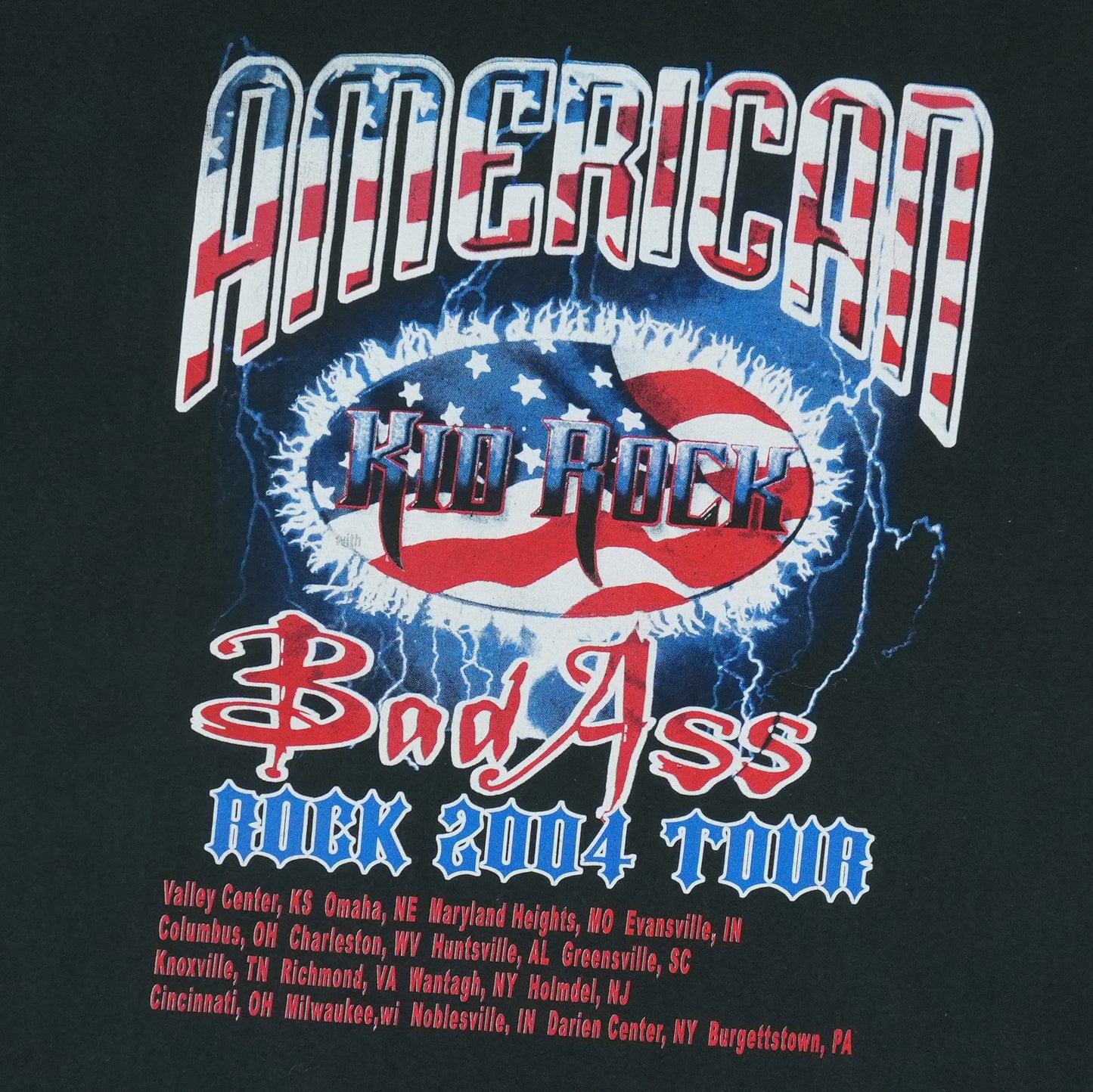 2004 Kid Rock American Bad Ass Tour Shirt