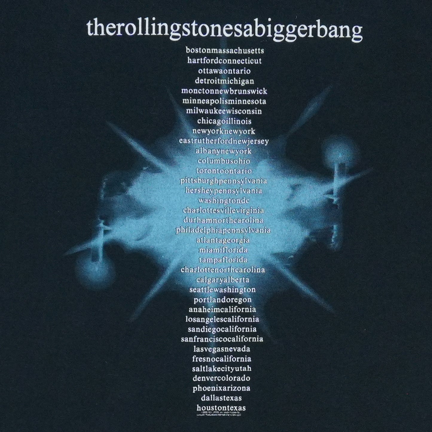 2005 Rolling Stones Bigger Bang Tour Shirt