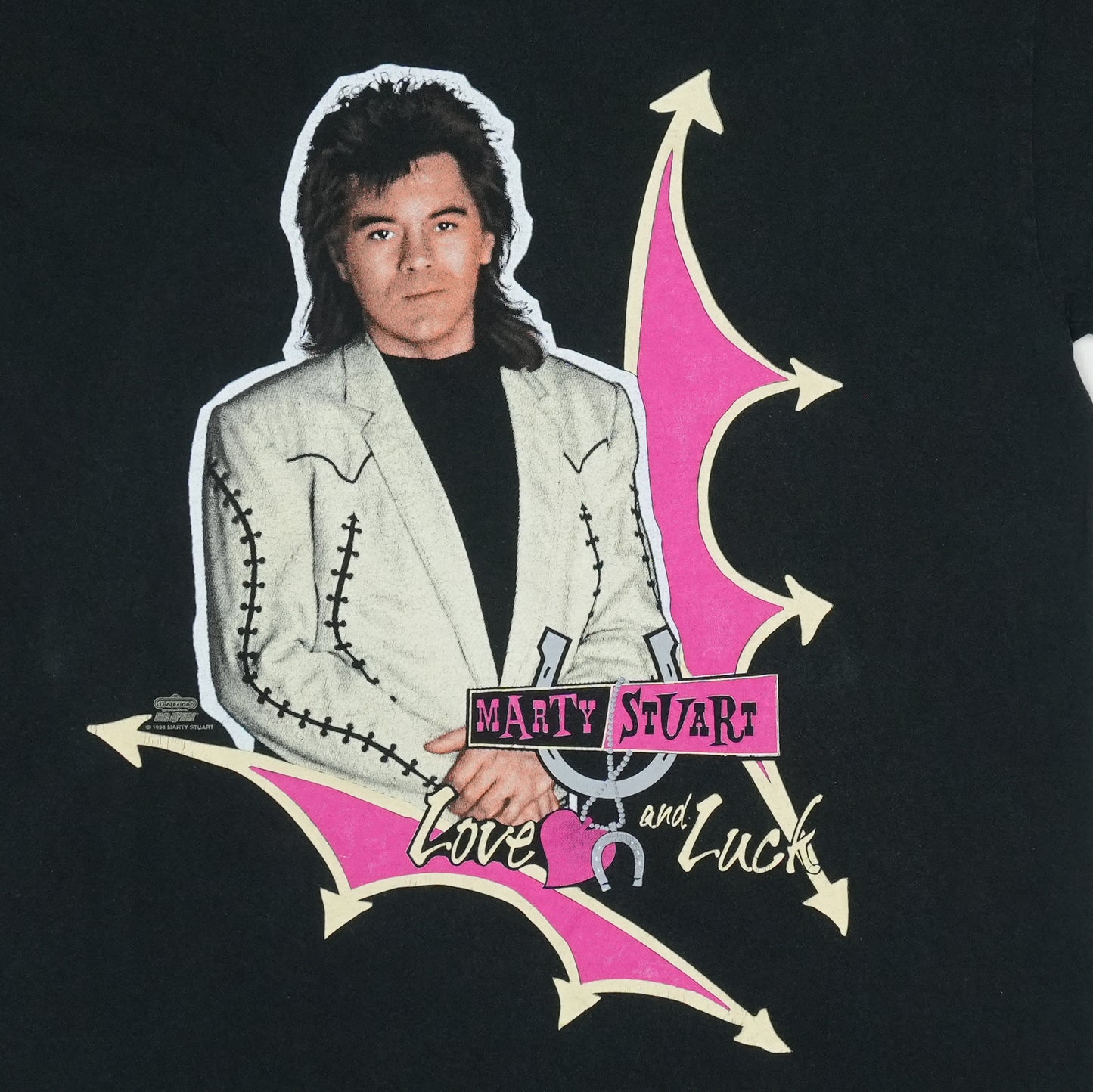1994 Marty Stuart Love & Luck Tour Shirt