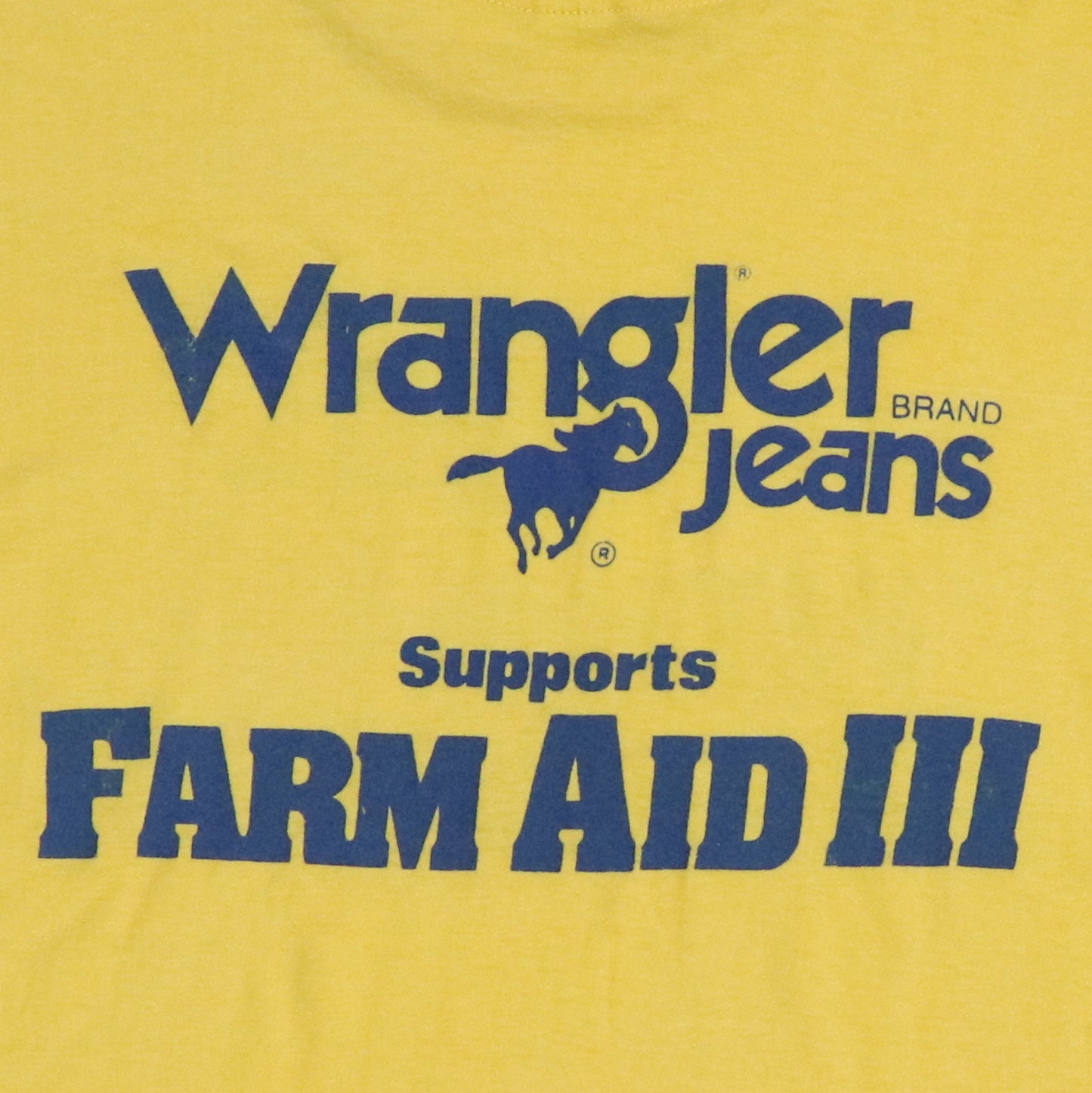 1987 Farm Aid Crew Concert Shirt