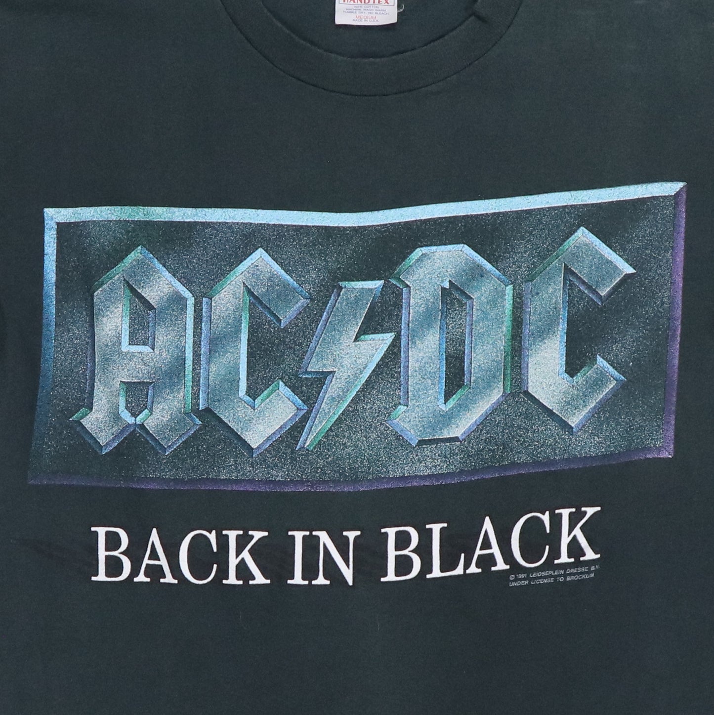 1991 ACDC Back In Black Shirt