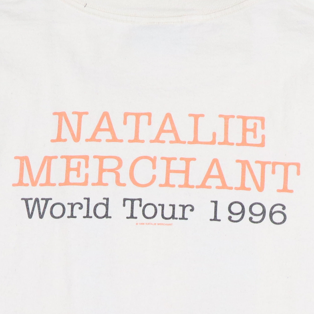 1995 Natalie Merchant Tigerlily Tour Shirt