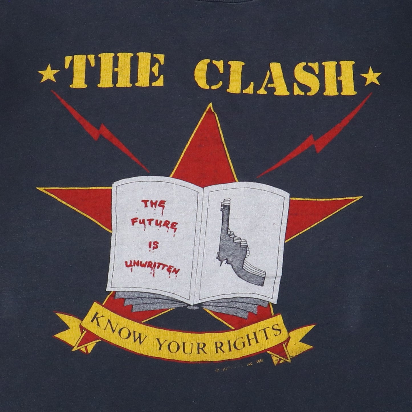 1982 The Clash Combat Rock Tour Shirt