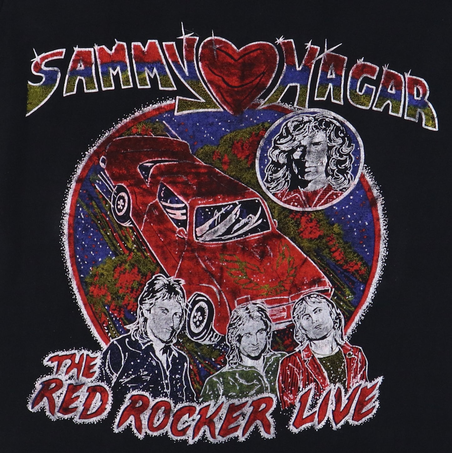 1982 Sammy Hagar Standing Hampton Concert Shirt