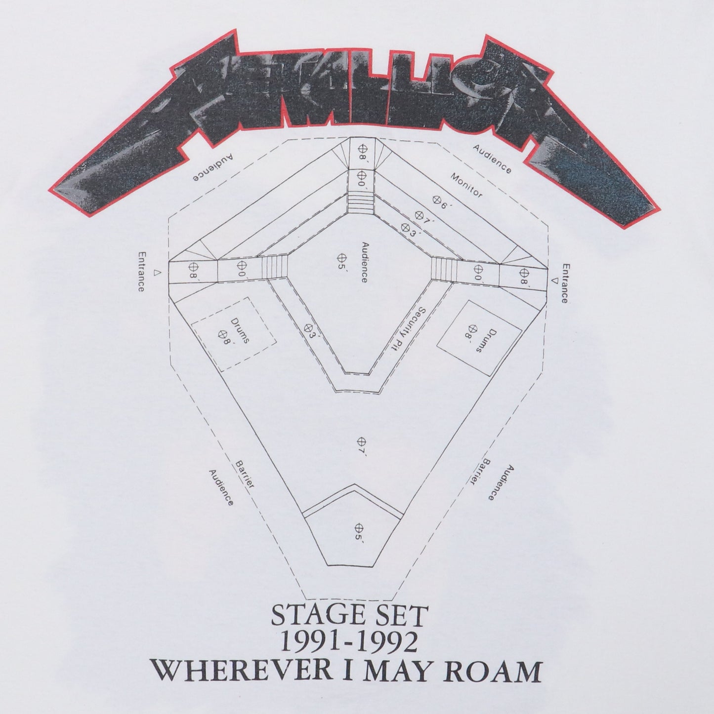 1991 Metallica Wherever I May Roam Shirt