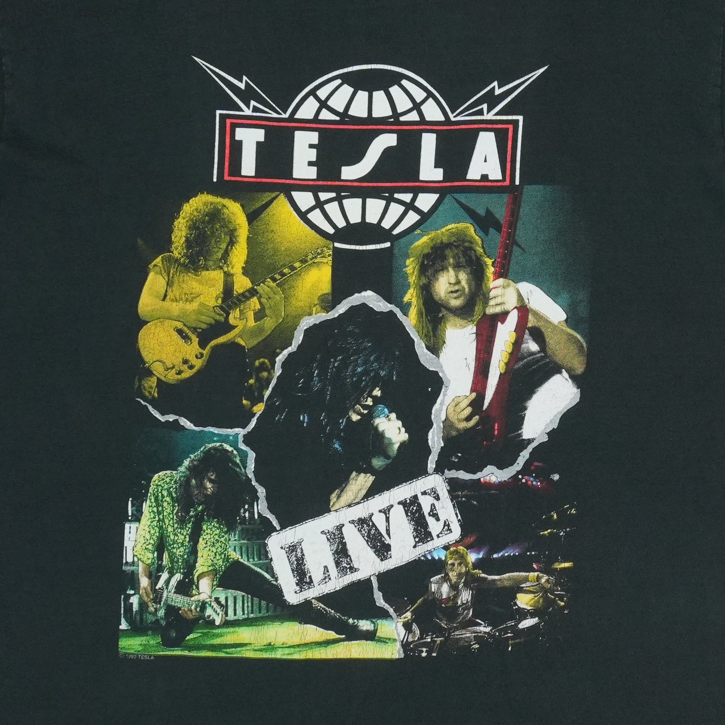 1992 Tesla Psychotic Supper Tour Shirt
