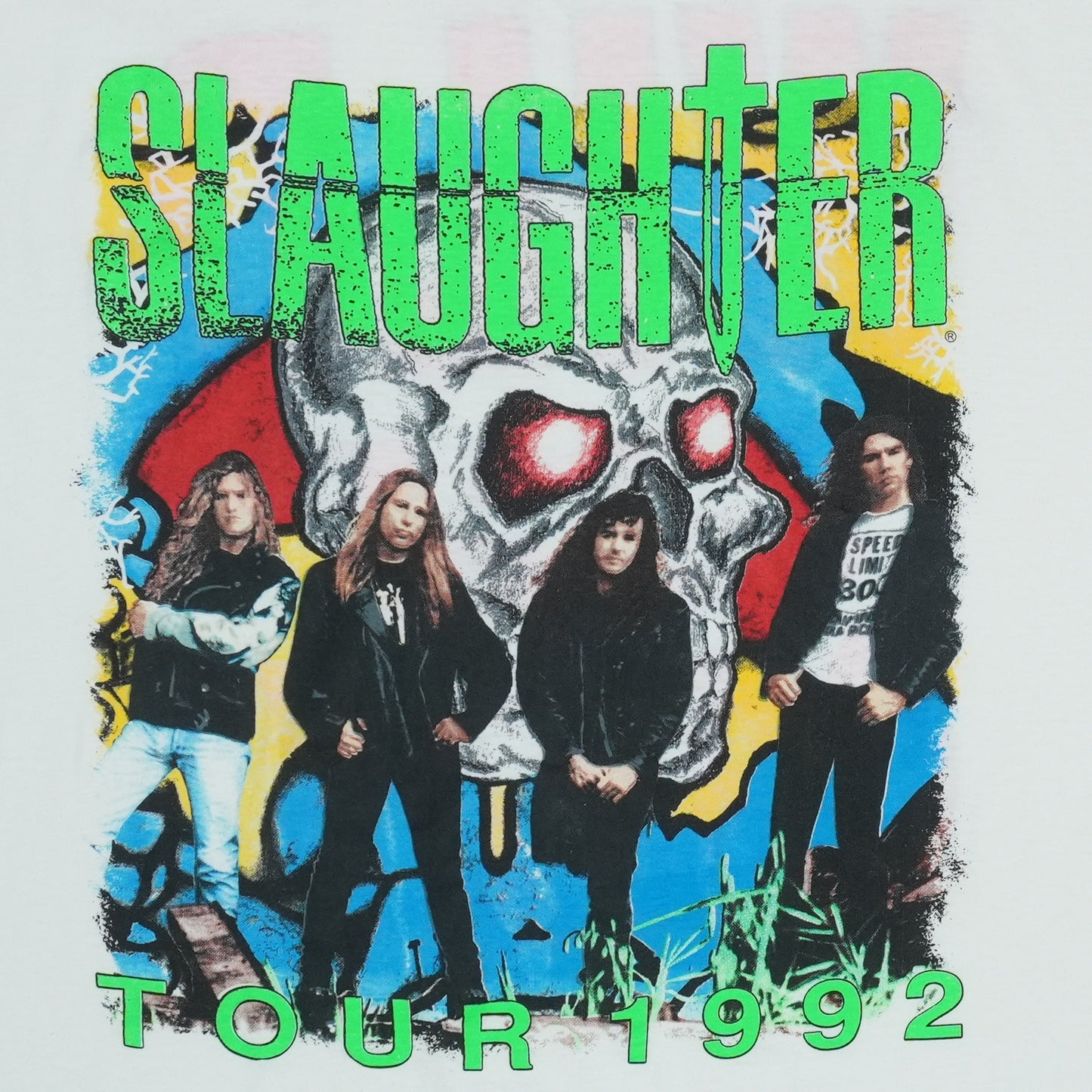 1992 Slaughter Get Wild and Crazy Tour Shirt