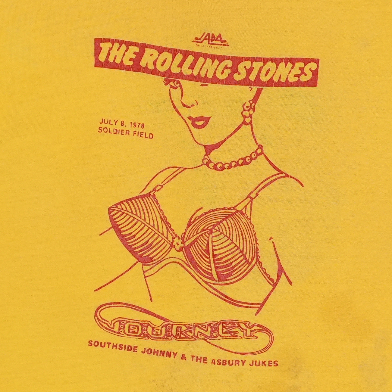 1978 Rolling Stones Some Girls Chicago Concert Shirt
