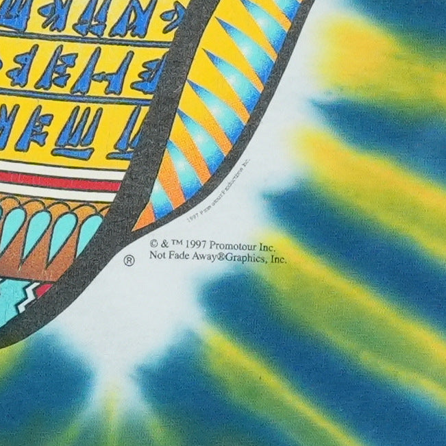 1997 Rolling Stones Bridges To Babylon Tour Tie Dye Shirt