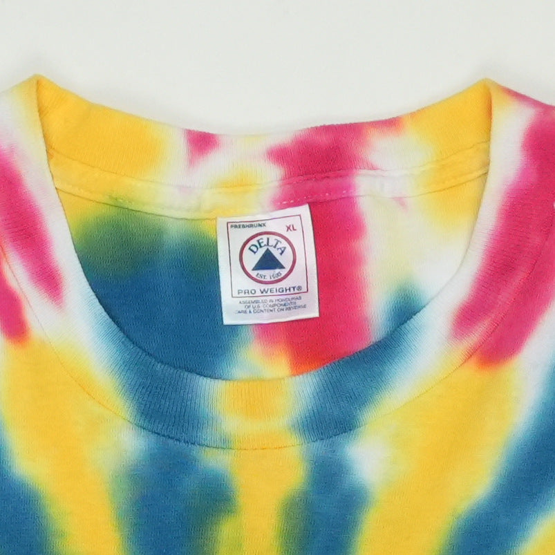 1997 Rolling Stones Bridges To Babylon Tour Tie Dye Shirt