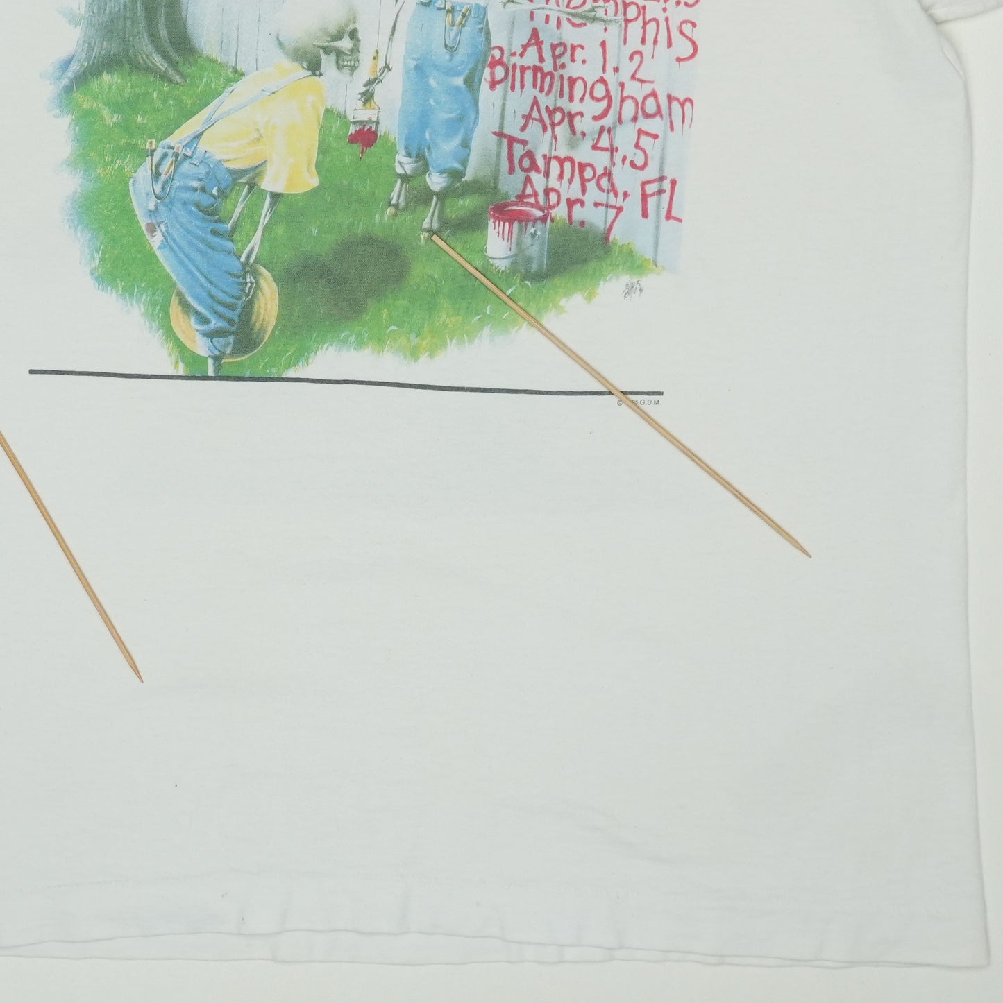 1995 Grateful Dead Tom Sawyer Tour Shirt