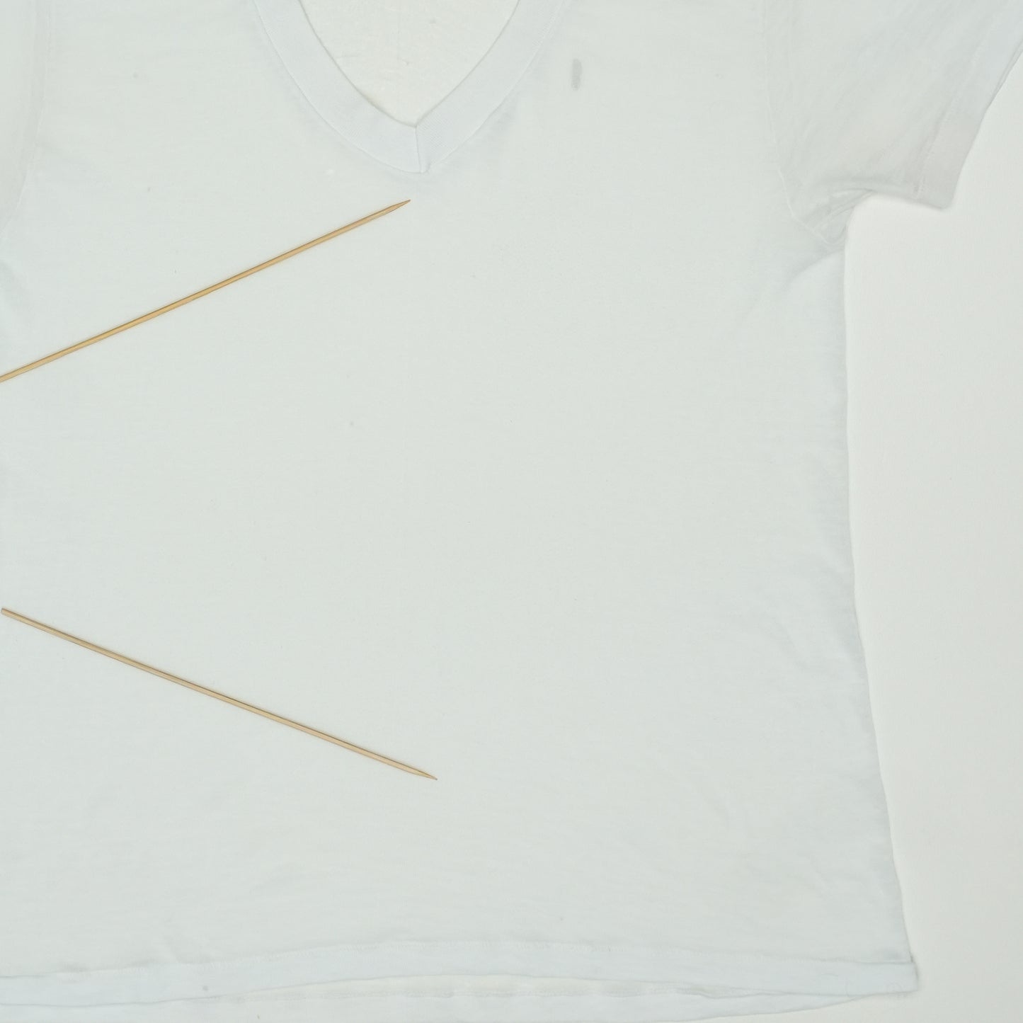 1980s Blank V Neck Shirt