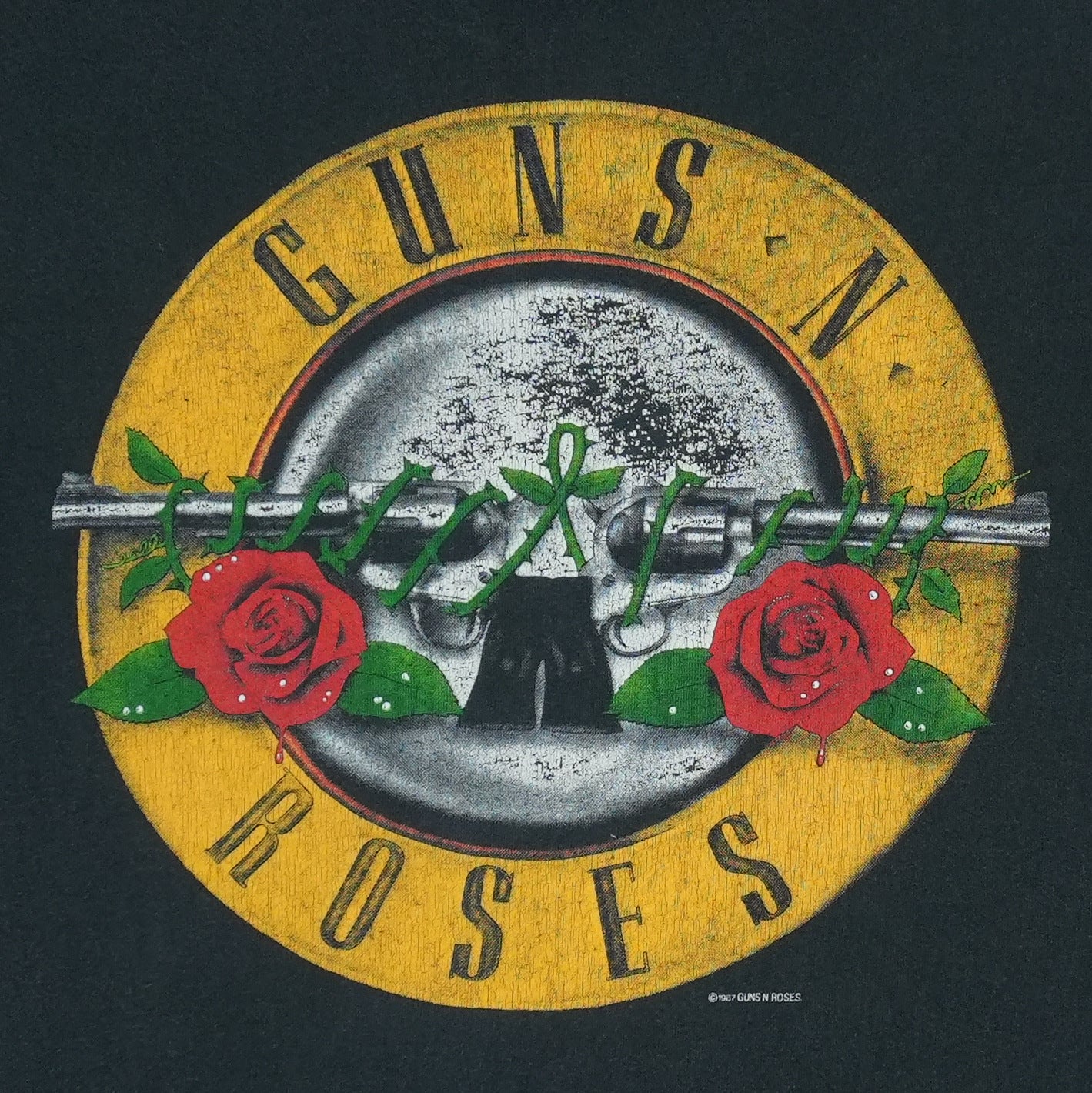 1988 Guns N Roses Appetite For Destruction Australian Tour Shirt