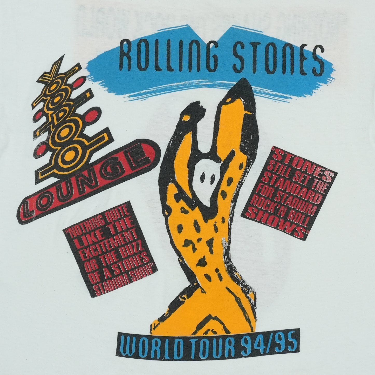 1994 Rolling Stones Voodoo Lounge Tour shirt Detail