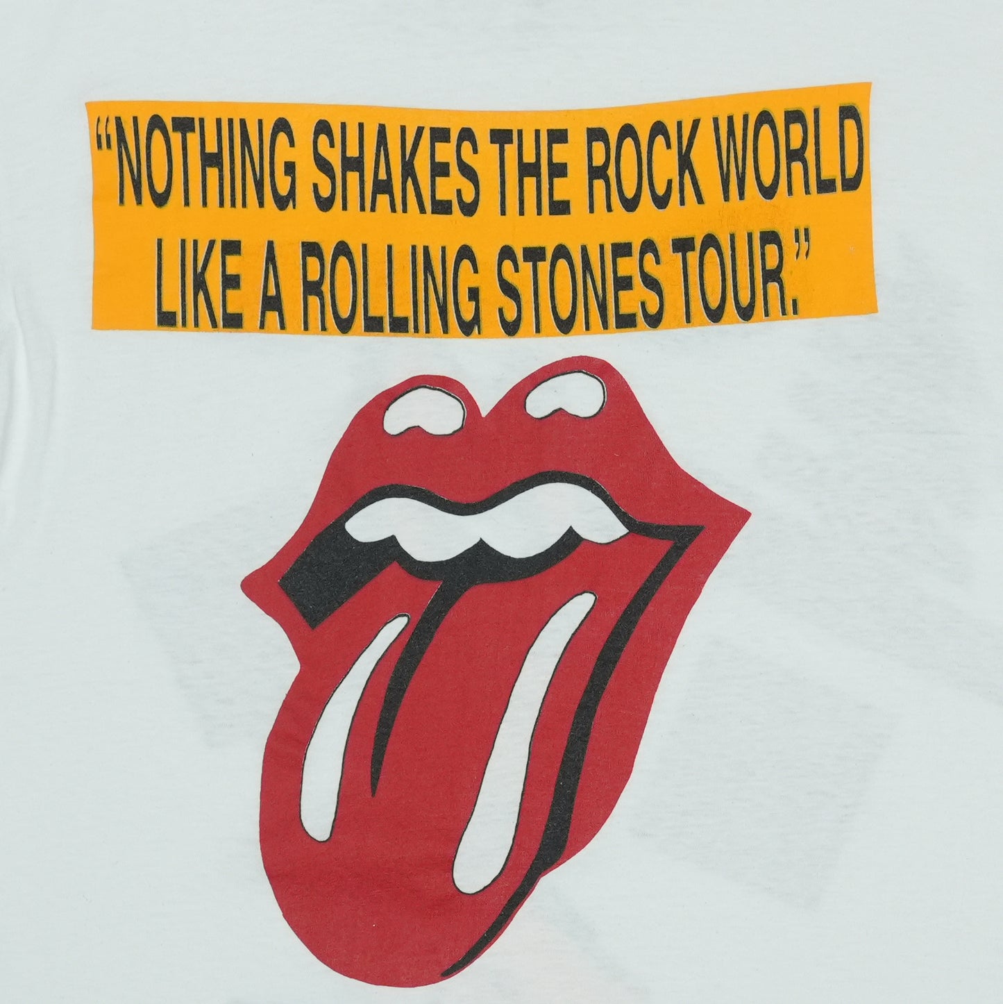 1994 Rolling Stones Voodoo Lounge Tour shirt Detail