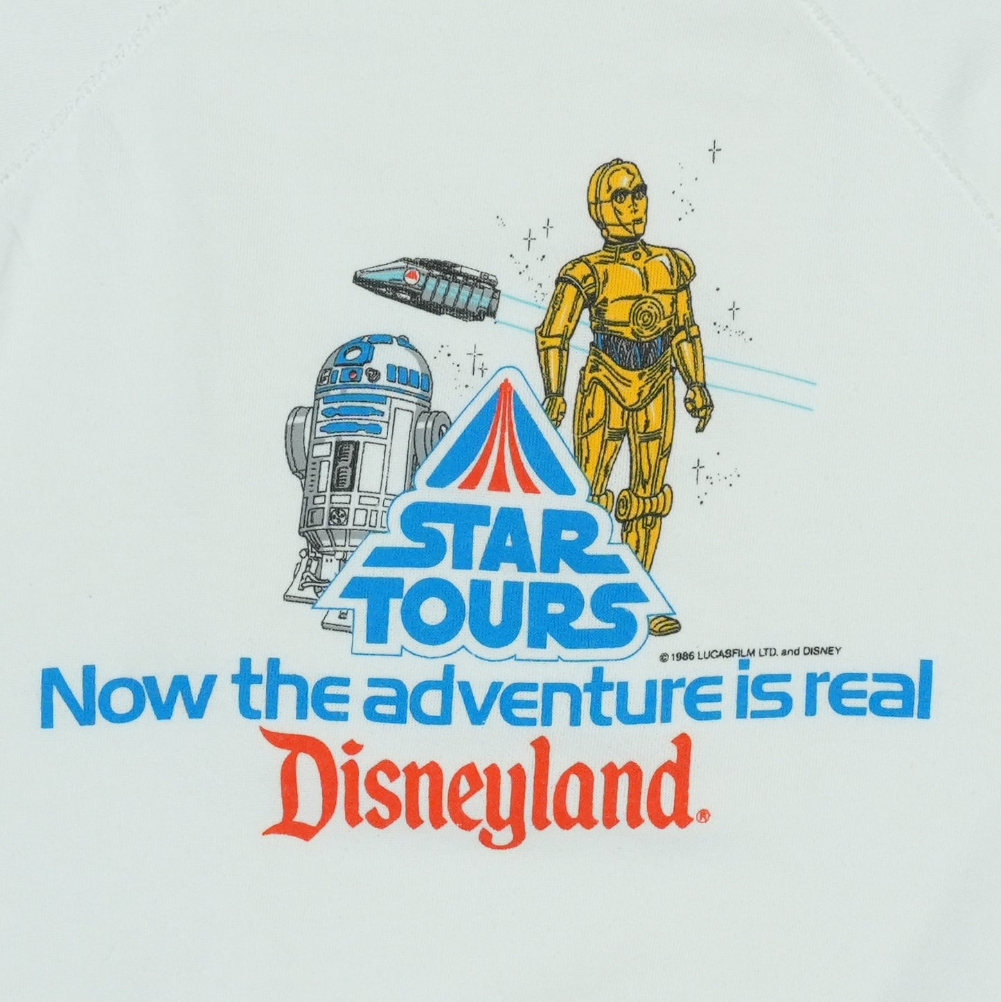 1986 Star Tours Disneyland Sweatshirt