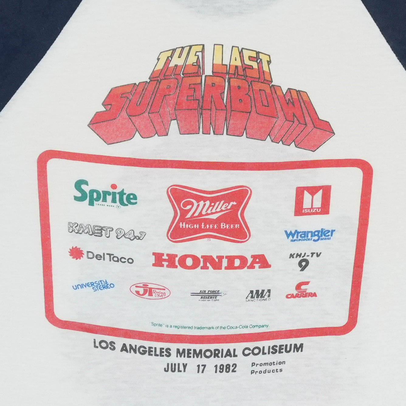 1982 Super Bowl Of Motocross Jersey Shirt