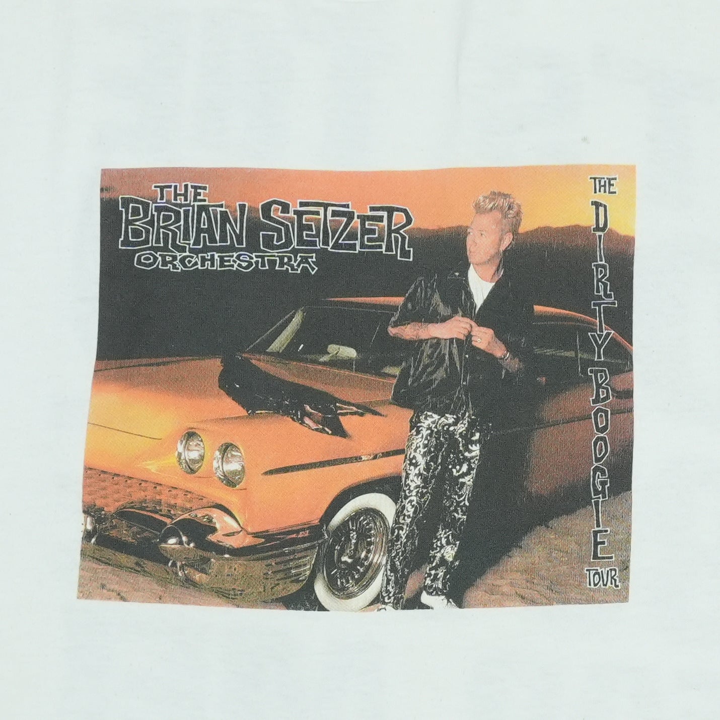 1998 Brian Setzer Orchestra The Dirty Boogie Tour Shirt