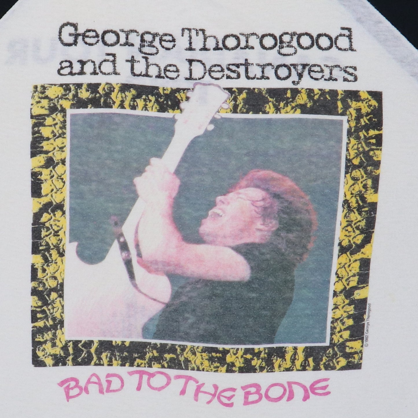 1982 George Thorogood Canadian Tour Shirt
