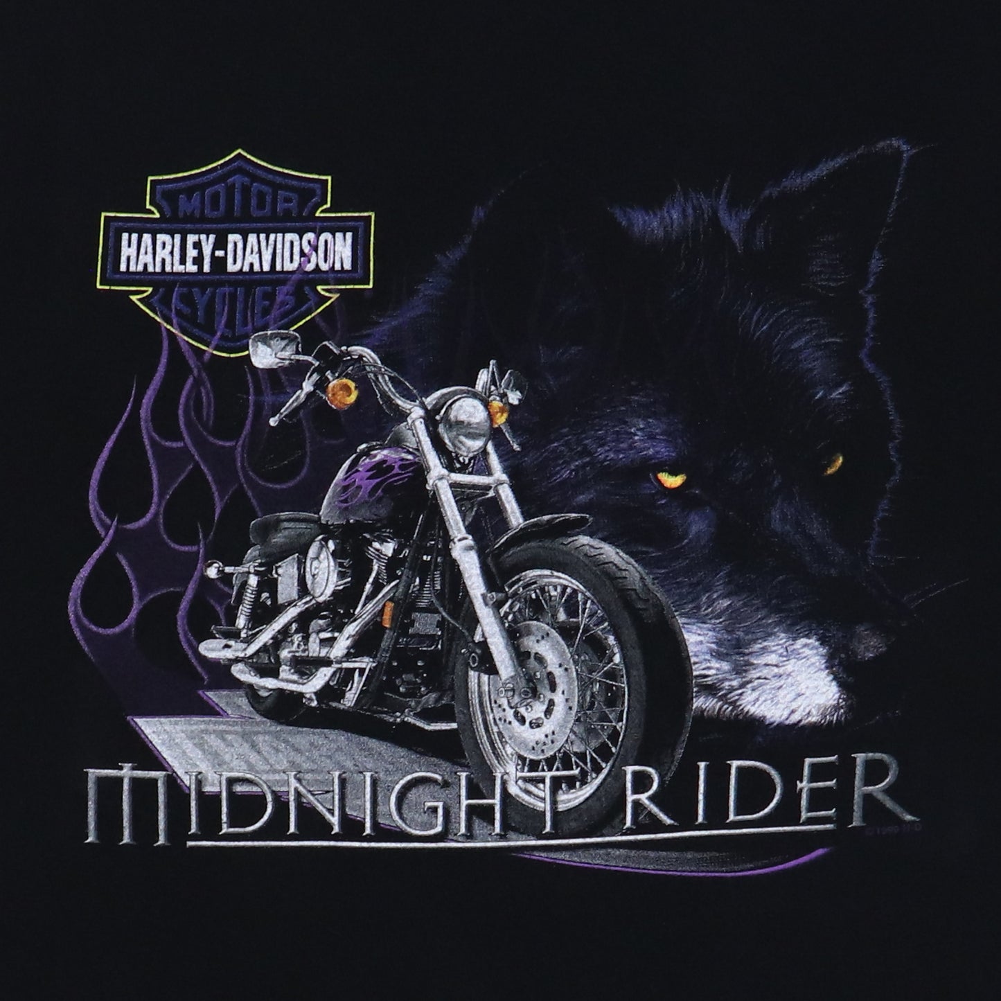 1999 Harley Davidson Midnight Rider Shirt