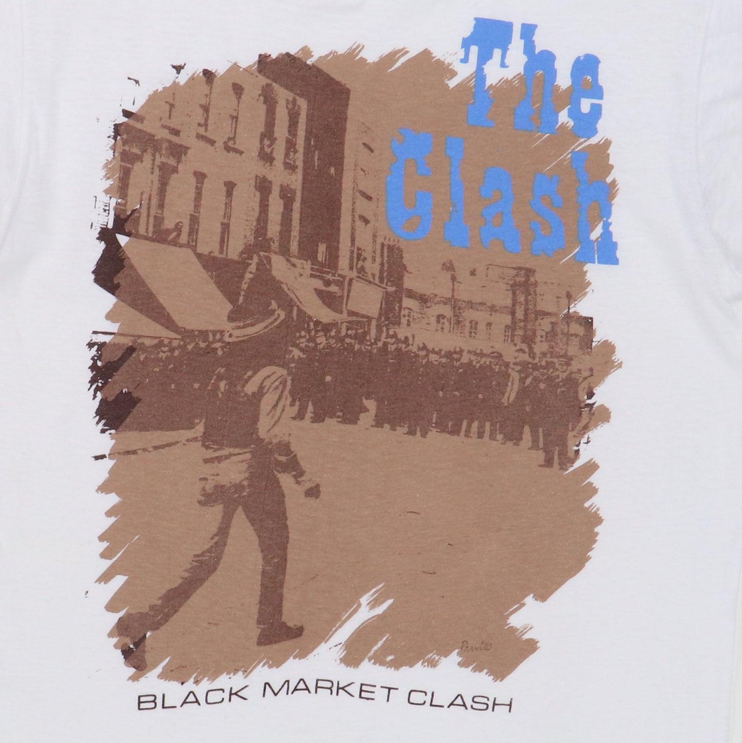 1980 The Clash Black Market Clash Shirt
