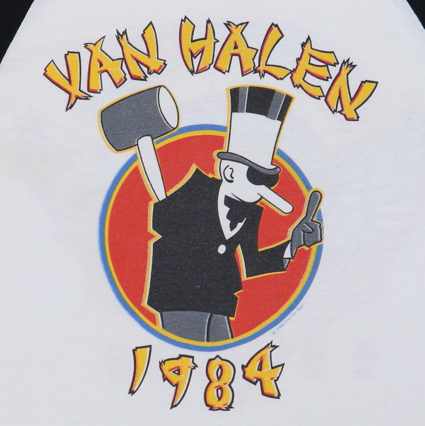 1984 Van Halen Tour Jersey Shirt
