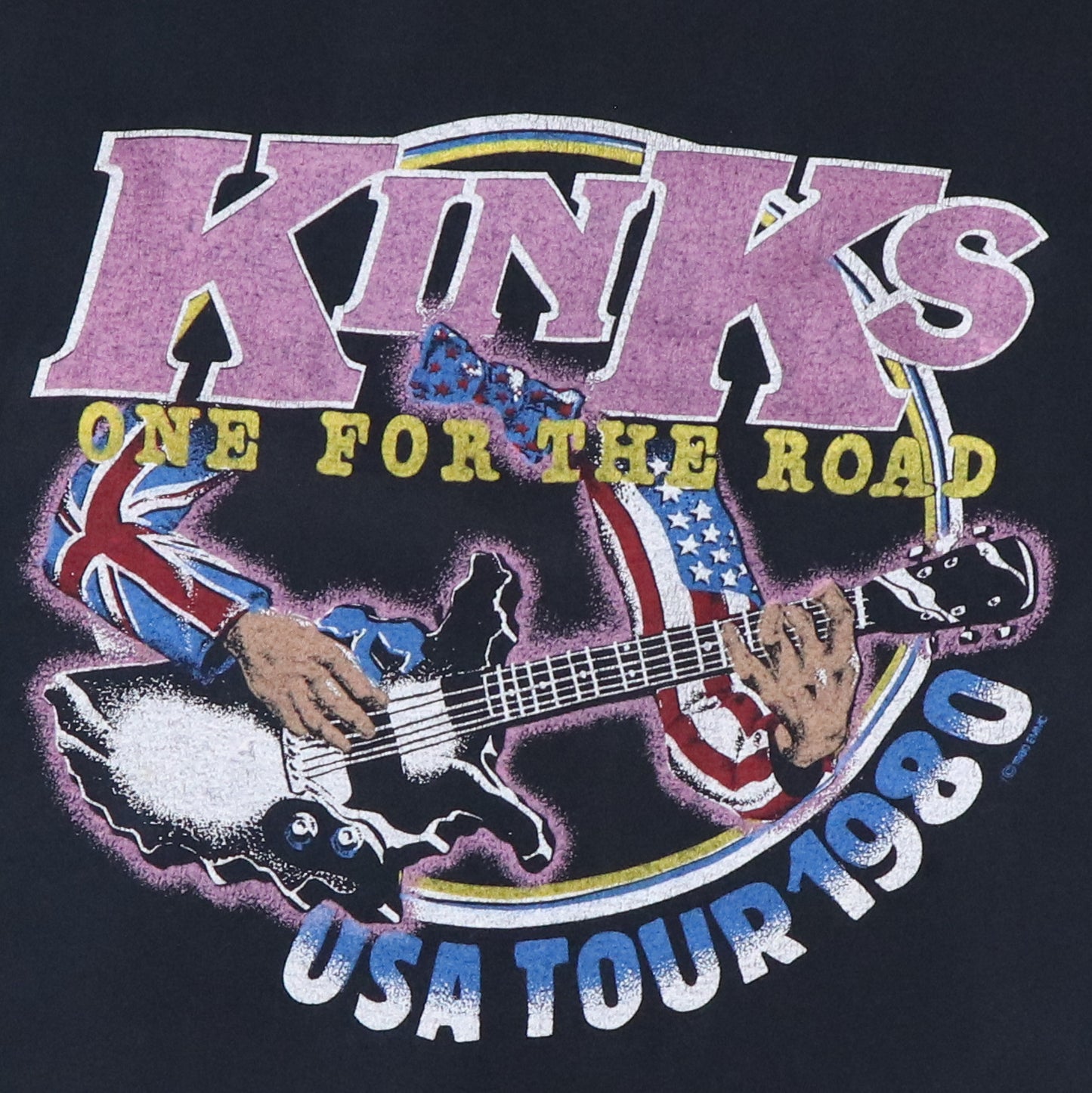 1980 The Kinks For The Road Tour Shirt