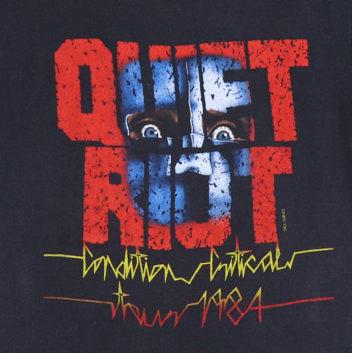 1984 Quiet Riot Condition Critical Tour Shirt