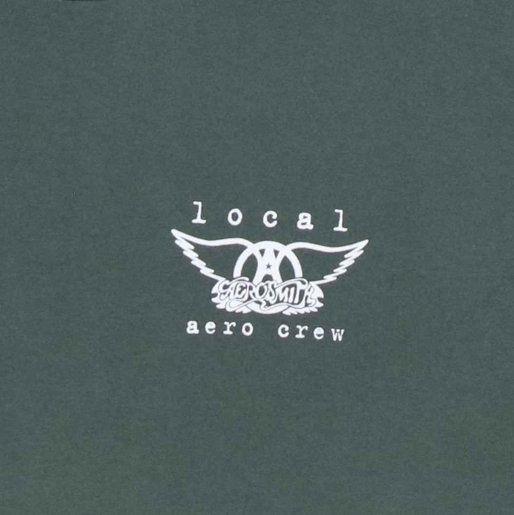 1990s Aerosmith Local Crew Tour Shirt Detail