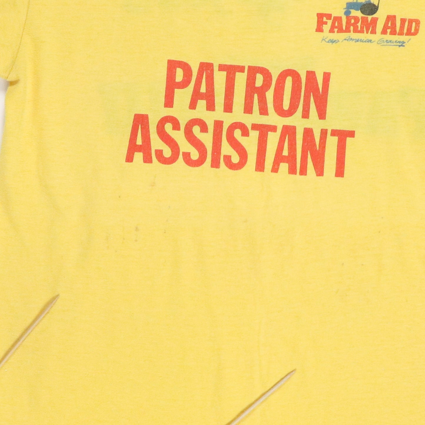 1987 Farm Aid Staff Shirt