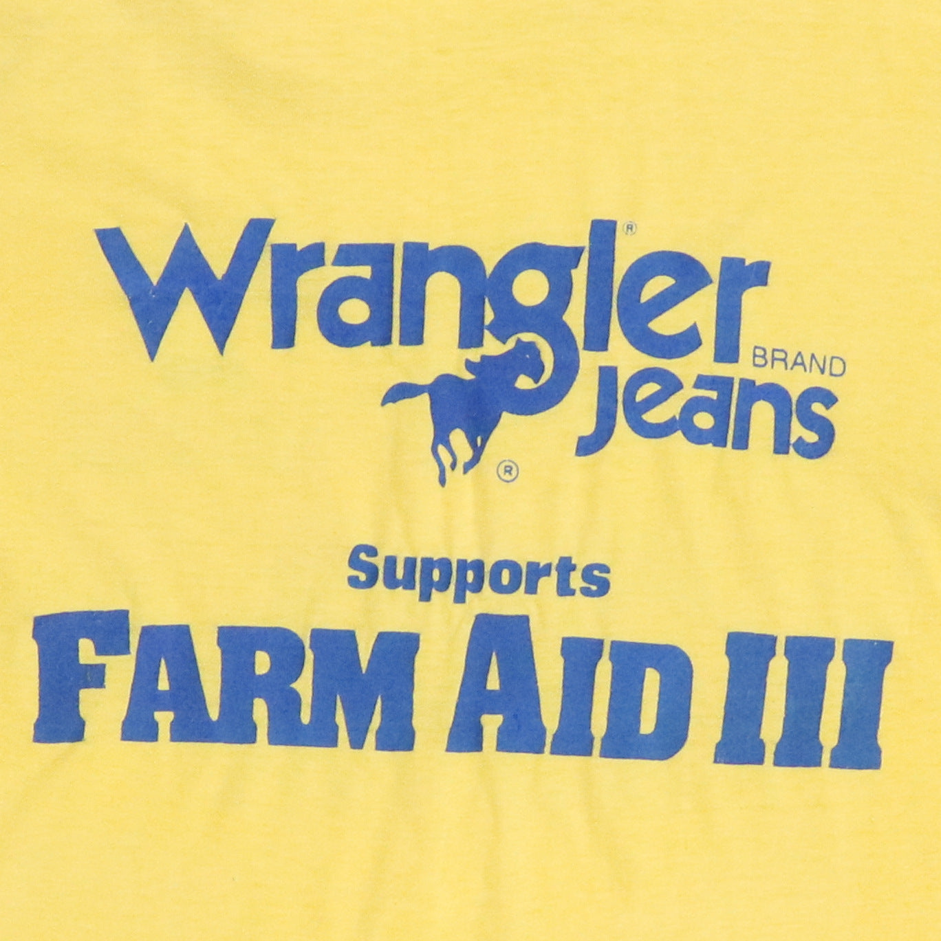 1987 Farm Aid Staff Shirt