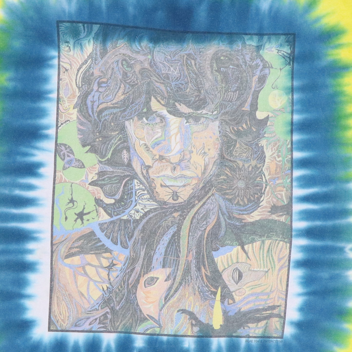 1990s Jim Morrison Tie Dye Shirt Detail
