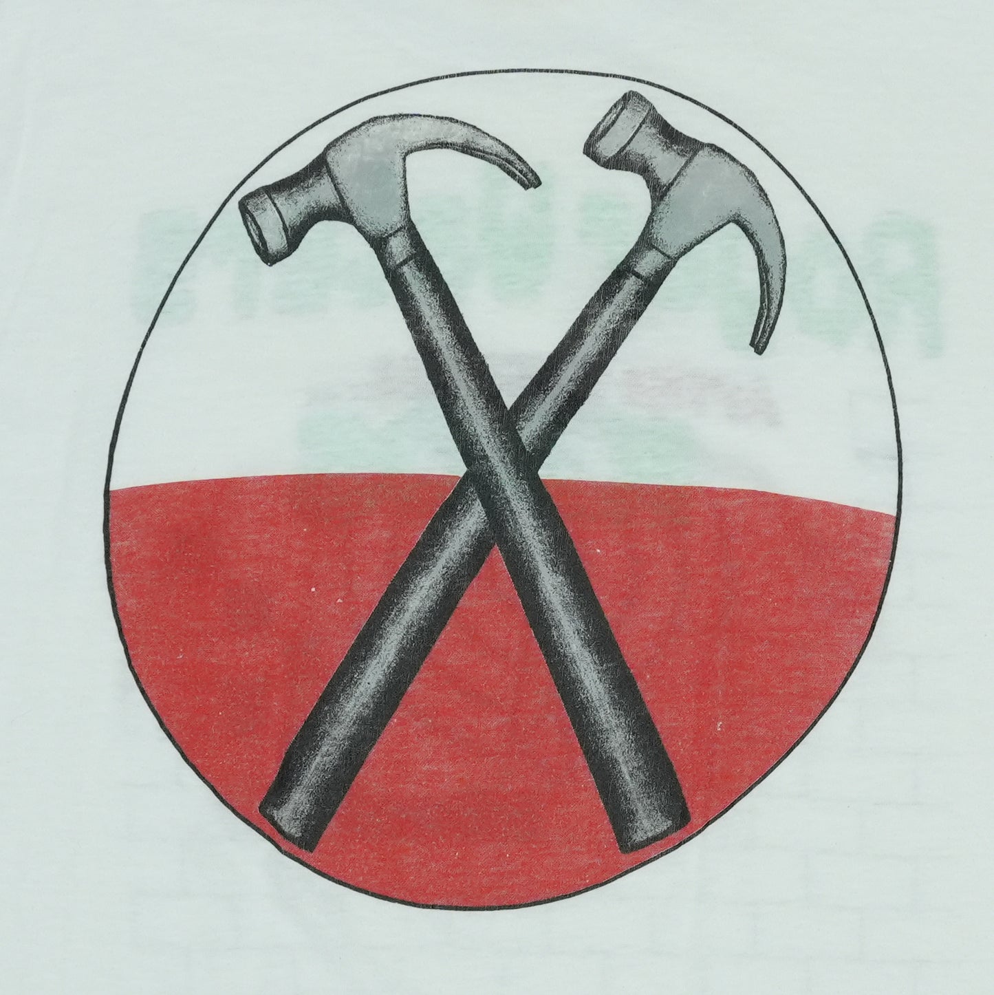 1987 Roger Waters After The Wall Tour Kaos Shirt