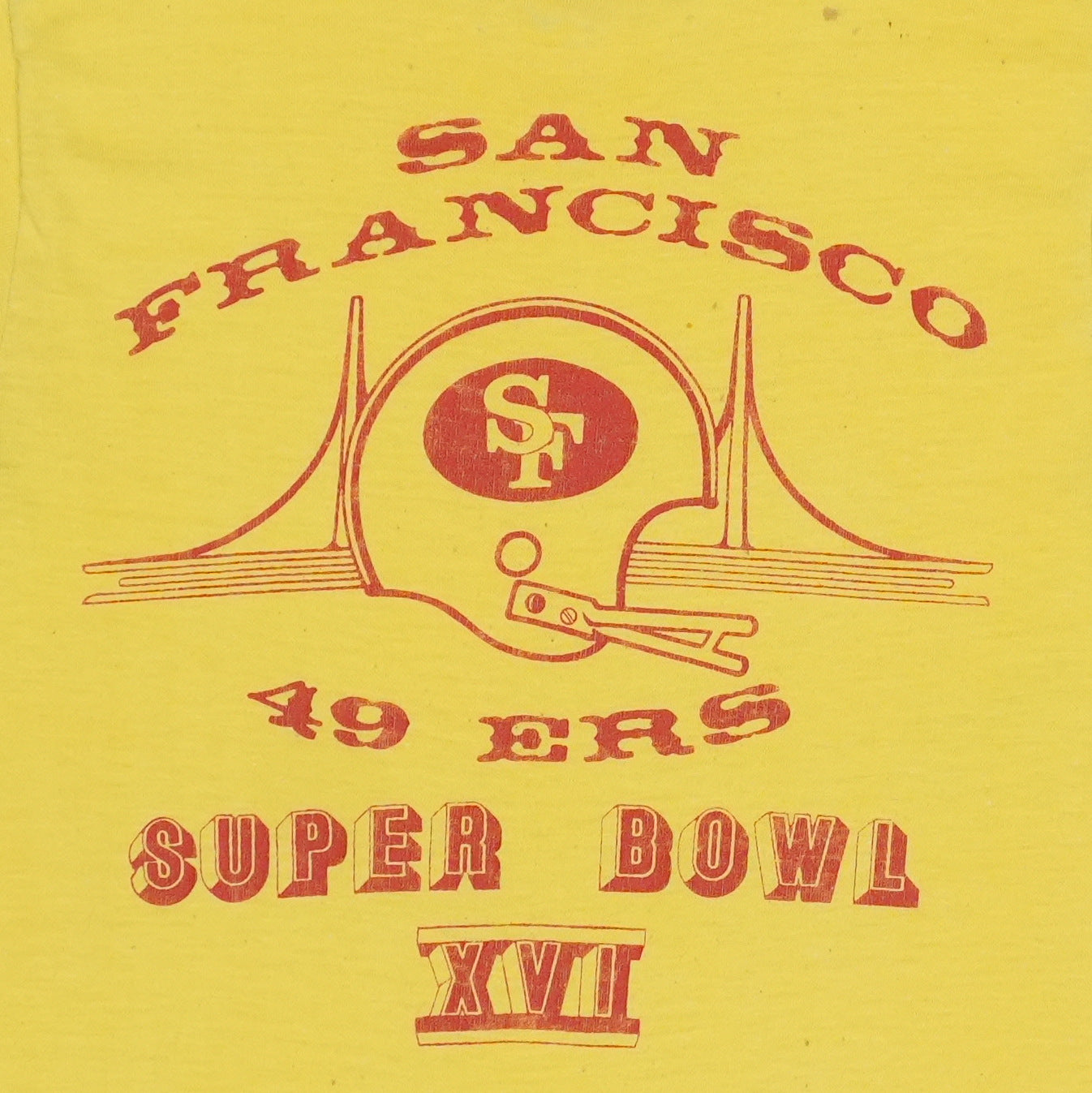 1982 San Francisco 49ers Super Bowl Shirt