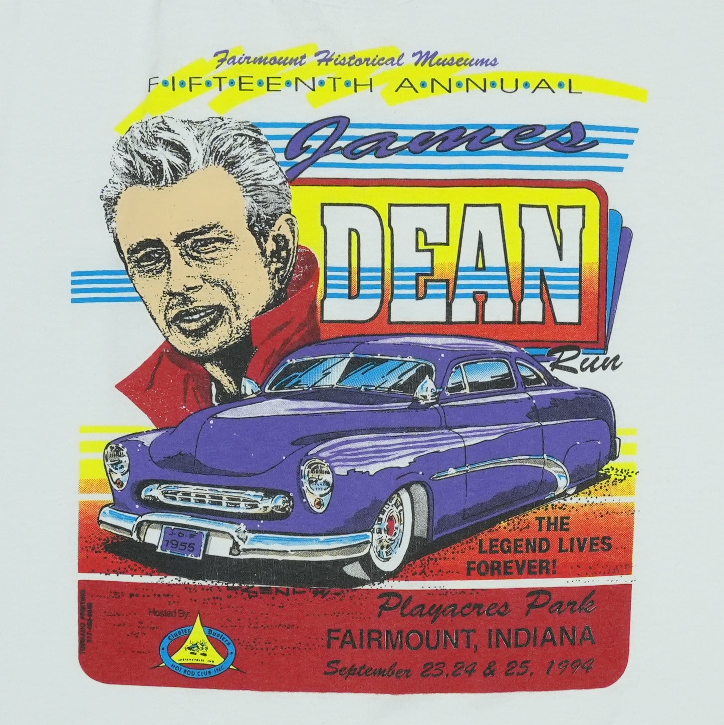 1994 James Dean Car Run Shirt