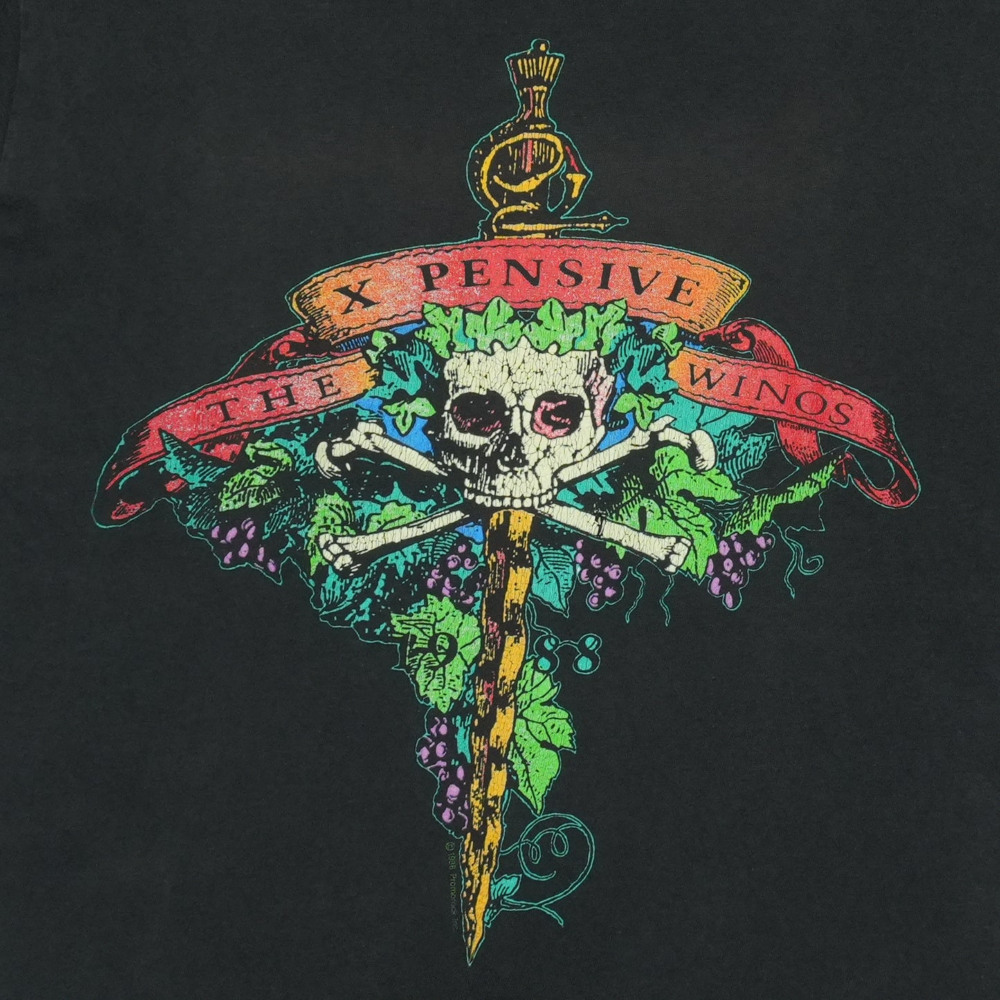 1988 Keith Richards X Pensive Winos Shirt