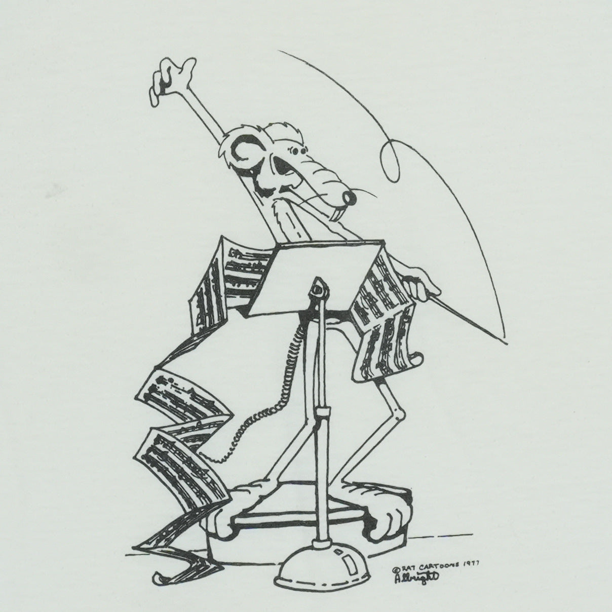 1980s Rat Cartoons Jersey Shirt