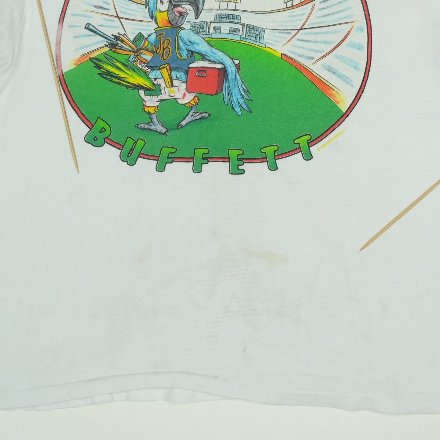 1988 Jimmy Buffett Where's The Party Crew Tour Shirt